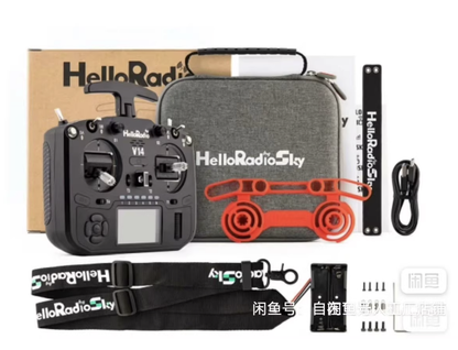 HelloRadioSky V14 MAX/MAX R9 1000мВт ELRS/4IN1 EdgeTX передатчик, пульт дистанционного управления, металлический джойстик RDC9 CNC