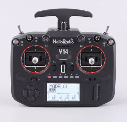 HelloRadioSky V14 MAX/MAX R9 1000мВт ELRS/4IN1 EdgeTX передатчик, пульт дистанционного управления, металлический джойстик RDC9 CNC