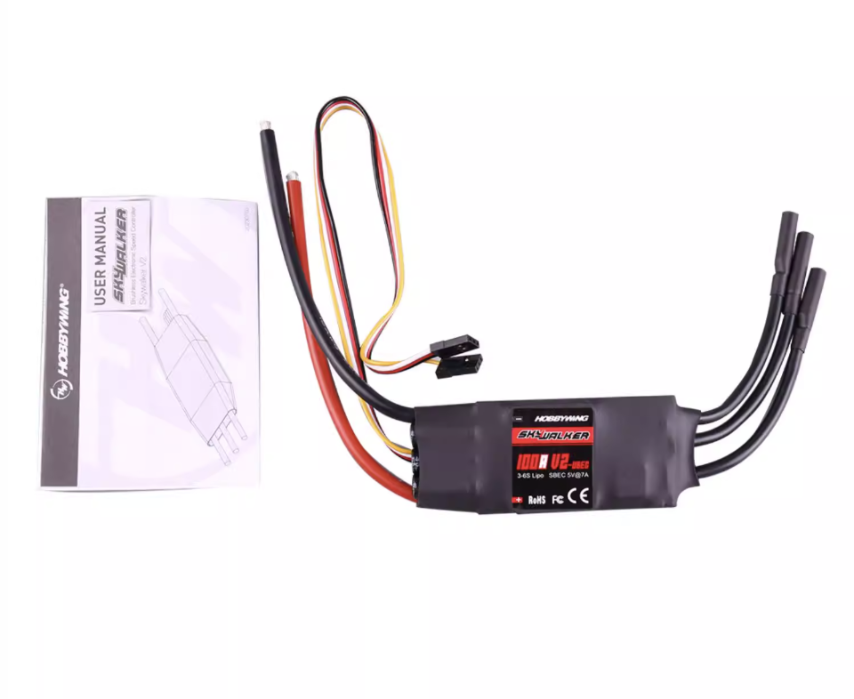 Hobbywing Skywalker 100A V2 3-6S UBEC 單一電調 適用於遙控飛機