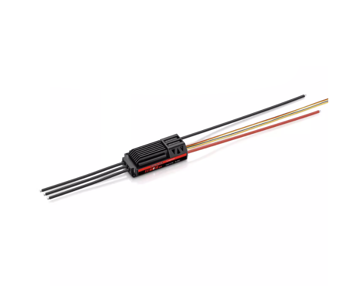 HobbyWing Skywalker 160A OPTO HV Single ESC, HobbyWing Skywalker 160A HV brushless ESC with heatsink and long motor, battery, and signal wires