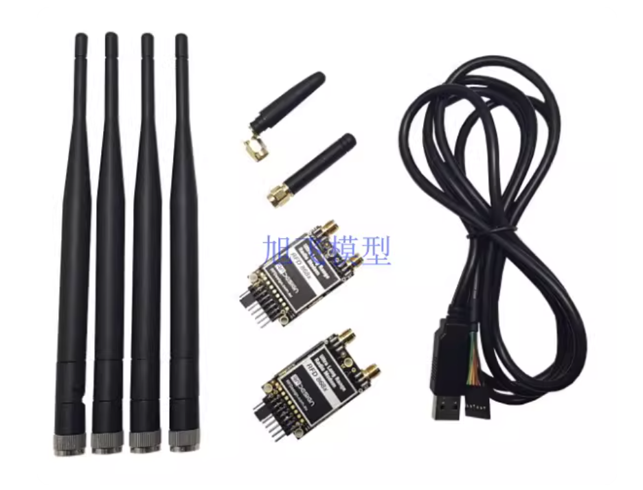 3DR RFDesign RFD 868x Modem Radio a Lunga Distanza Bundle 868MHz 1W Telemetria Coppia Abbinata per UAV Drone MAVLink SiK