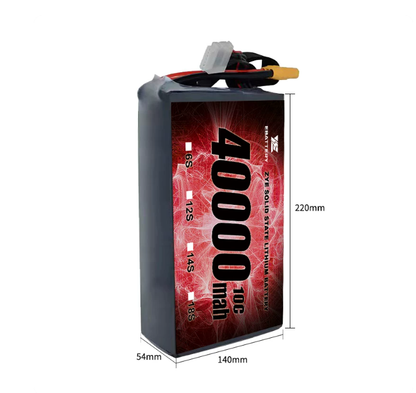 ZYE 6S 7S 8S 12S 14S 18S 24S 40000mAh 10C Solid State LiPo Battery