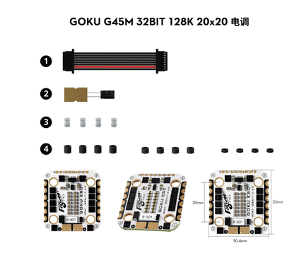 FLYWOO GOKU F722 PRO मिनी V2 20x20 फ्लाइट कंट्रोलर प्लग&Pले O4 / O4 प्रो, STM32F722, 16MB ब्लैकबॉक्स