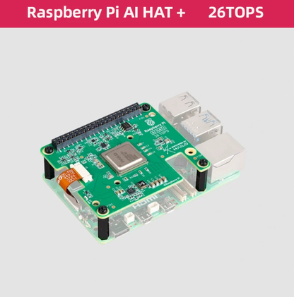 مجموعة Raspberry Pi AI – M.2 HAT+ مع تسريع Hailo AI (13 تيرا عمليات بالثانية)، متوافقة مع Raspberry Pi 5 وCM4 بوابات إنترنت الأشياء