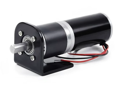32GP-31ZY gear motor with optional mounting bracket; bracket included only in selected packages
