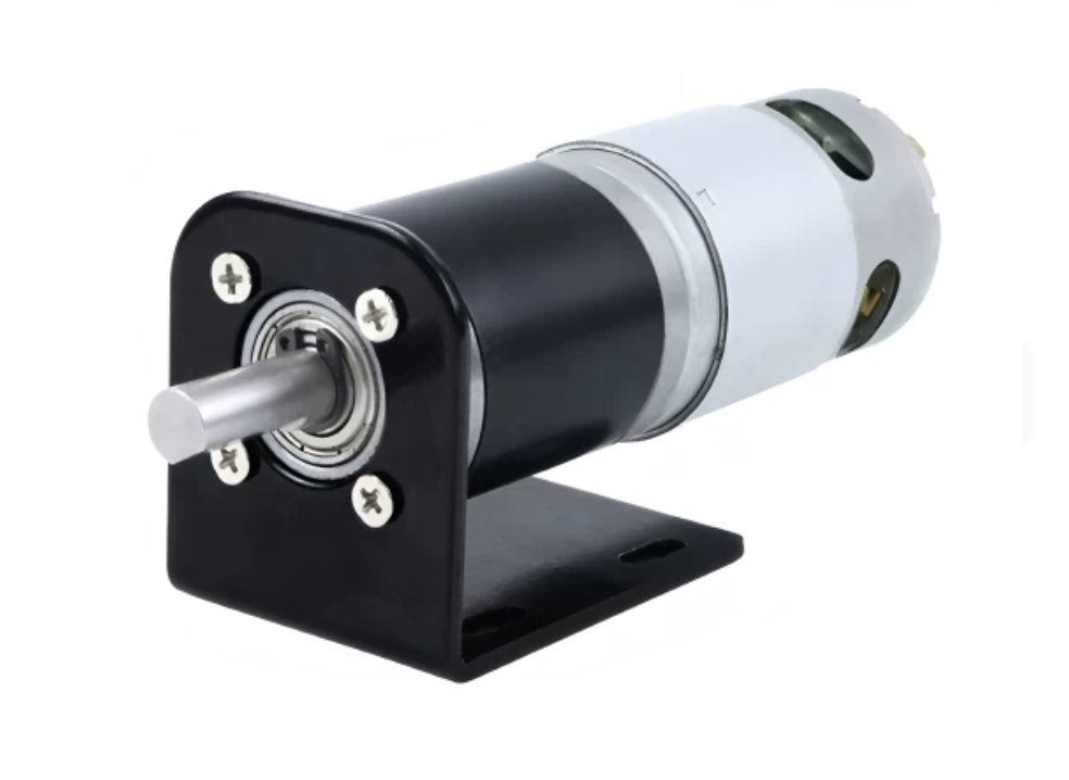 42GP-775 gear motor with optional mounting bracket