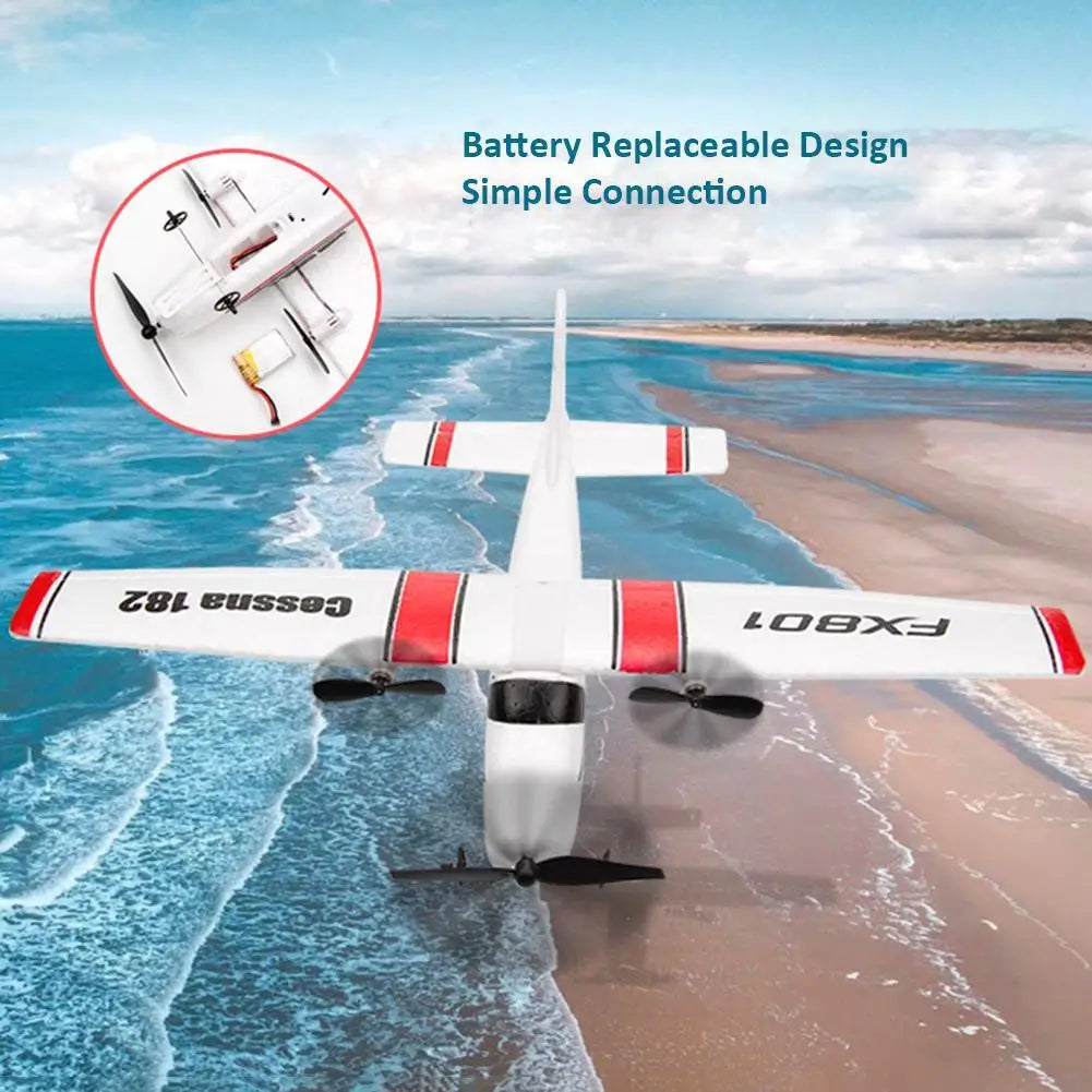 FX801 RC Plane, Battery Replaceable Design Simple Connection ZBL Eussd3 108x