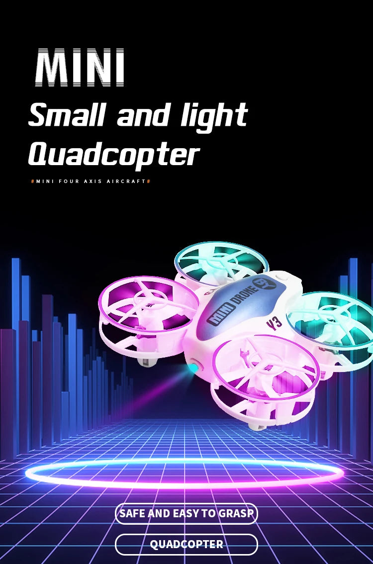 Y3 Mini Ufo Quadcopter with Lights - Remote Control Helicopter Aircraft Dron Drones Children's Toys for Boys 9 Y3 Mini Ufo Quadcopter with Lights, y3 mini ufo quadcopter with lights