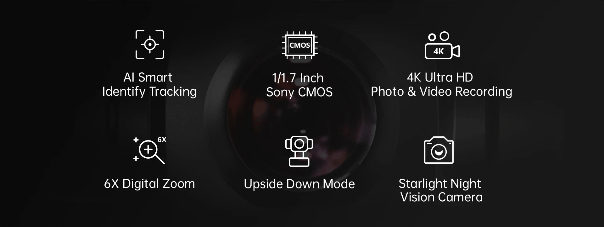 Sony CMOS Photo & Video Recording 6X 6X Digital Zoom Upside Down