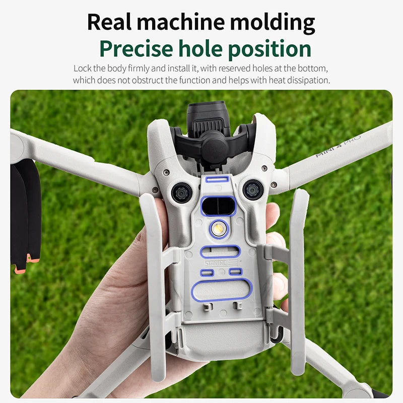 For DJI Mini 4 Pro Propeller Guard, real machine molding Precise hole position Lock the body firmly and install it .