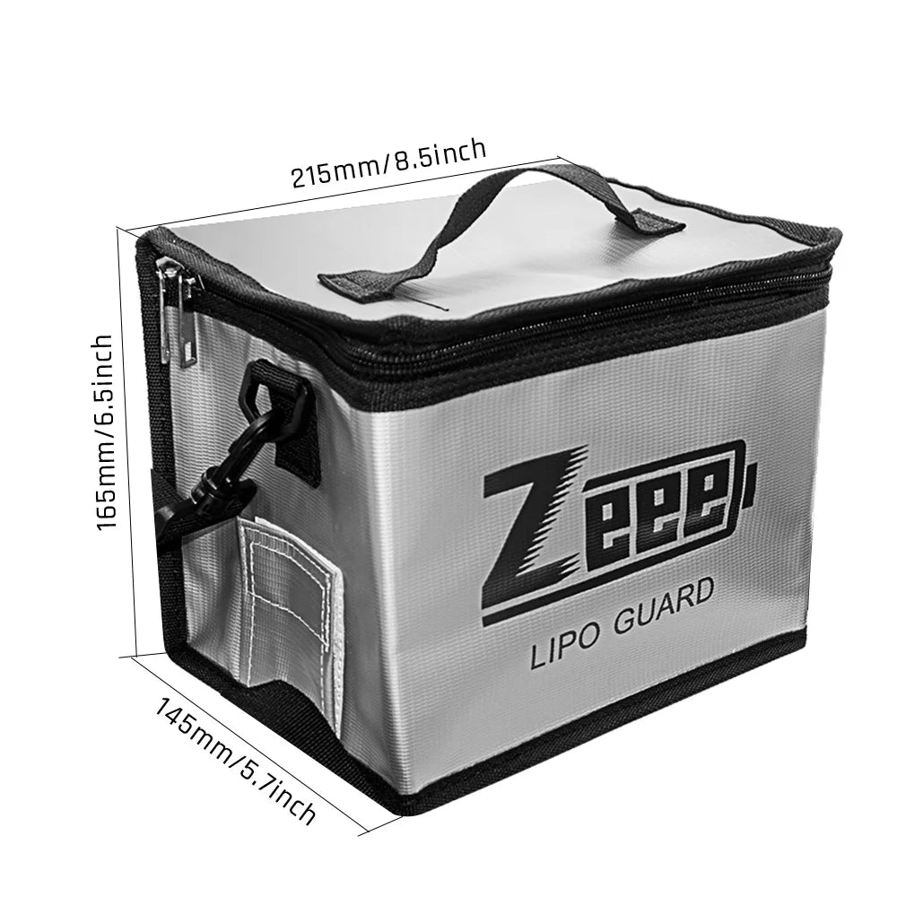 Zeee Lipo Safe Bag, 7 Zedd 8,5inch 215mm/e GUARD LIPO 145