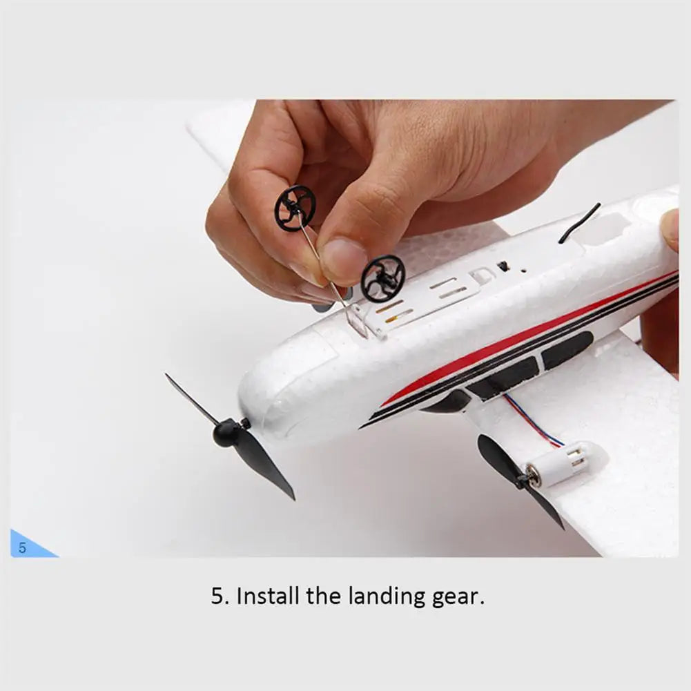 FX801 RC Plane, 5. Install the landing gear. 30