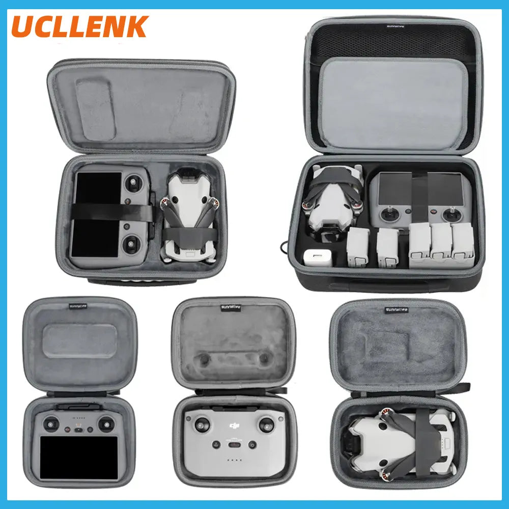 Portable Carrying Case For DJI Mini 4 Pro - Handbag Storage Bag for DJI RC 2/N1/N2 Drone Remote Controller Box