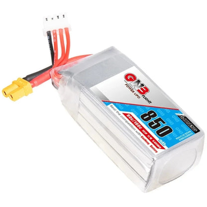 GNB 4S 14.8V 850mAh 80C/160C Lipo Battery For FPV Racing Drone