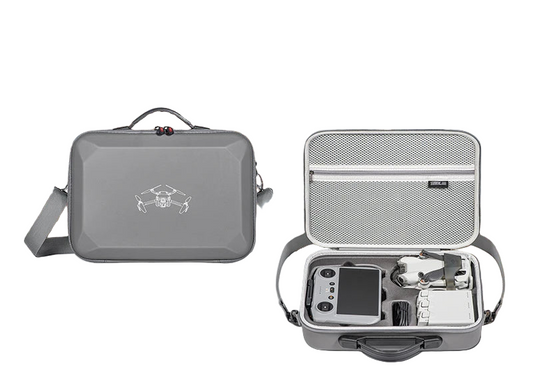 STARTRC Carrying Case For DJI Mini 4 Pro, PU Leather Storage Bag with Lycra Lining, Fits RC 2 Controller & Accessories