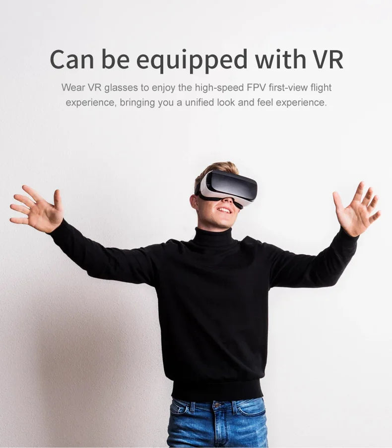 V2 Mini Drone - 4K 1080P HD Camera WiFi Fpv Air Pressure Altitude Hold Professional Foldable Quadcopter RC Drone Kid Toys GIft 29 V2 Mini Drone, wear vr glasses to enjoy the high-speed fp