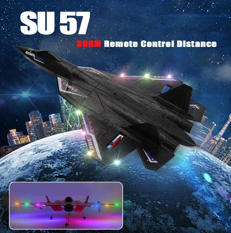 SU-35 Plane RC Foam Aircraft , Su57 3004 Remote Control