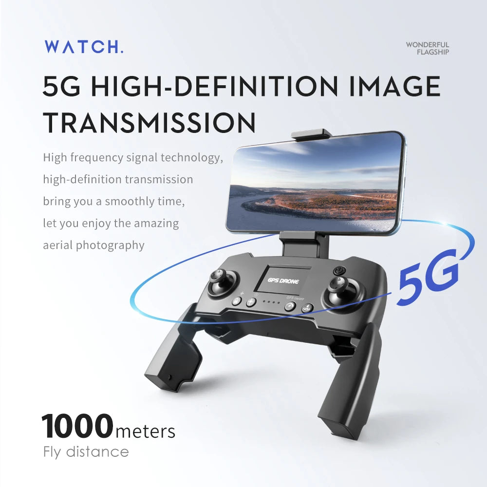 LS38 Drone, HIGH-DEFINITION IMAGE TRANSMISSION Gpsdaone
