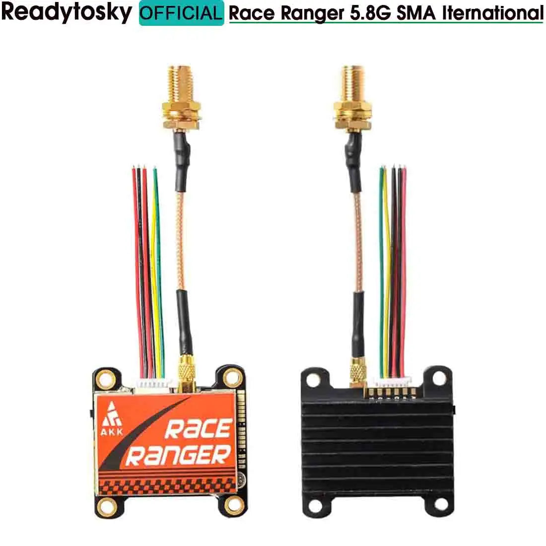 AKK Race Ranger 1.6W 5.8G VTX SMA International Version - 200mW/400mW/800mW/1600mW Switchable Long Range Transmitter FPV Video Transmitter Support Smart Audio 8 AKK Race Ranger 1.6W 5.8G VTX, Readytosky OFFICIAL Race Ranger 5.8G SMA Iternational