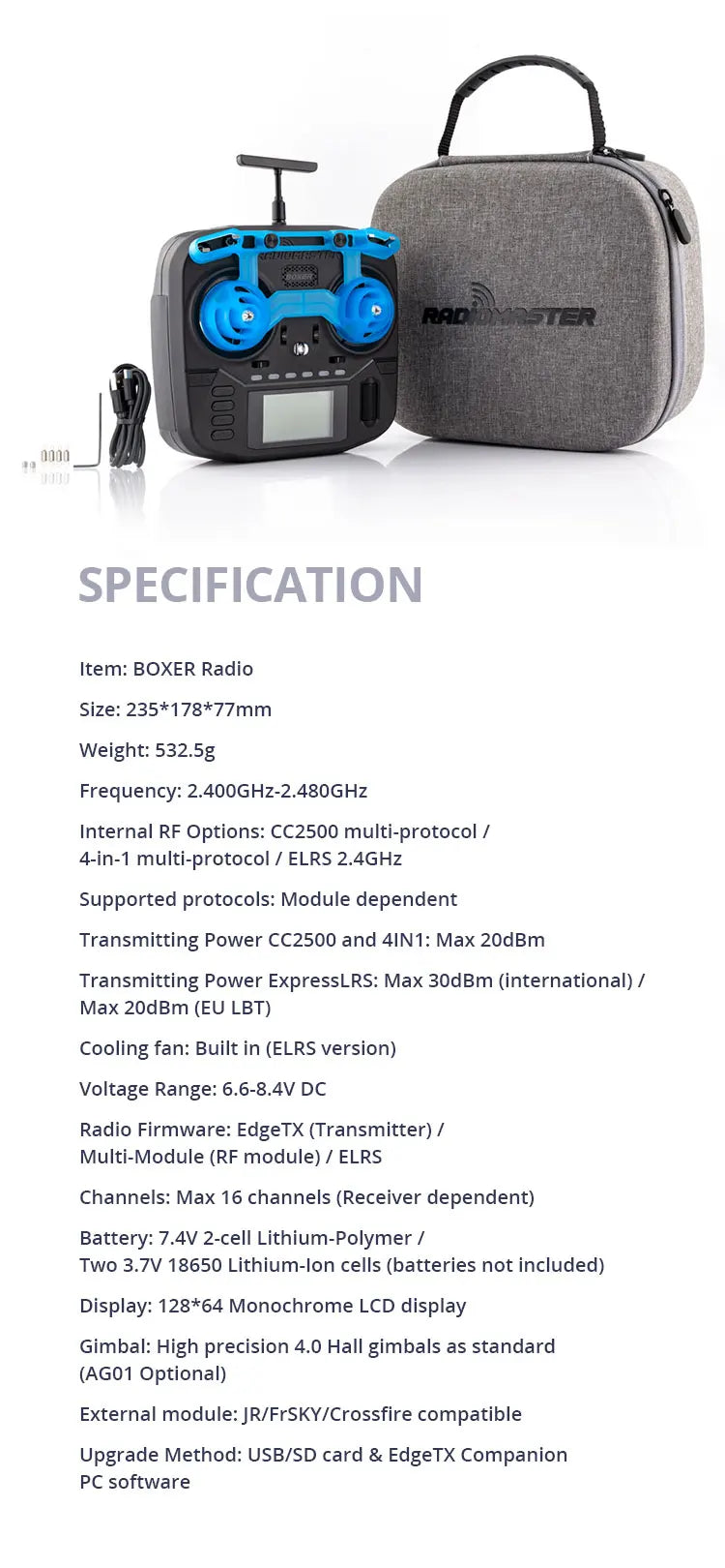 ad KaSTER 0Omo SPECIFICATION Item: BO