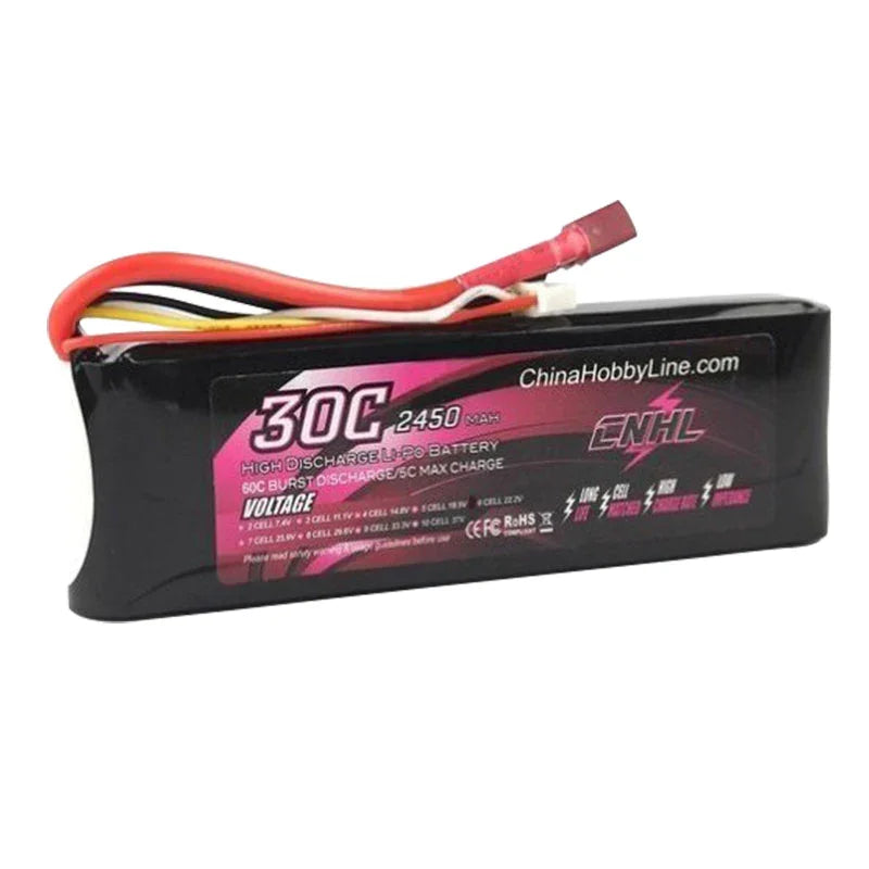 CNHL Lipo 4S 5S 6S Battery for FPV Drone, CNHL Lipo 4S 5S 6S Battery, ChinaHobbyLine com 30C 2450142o B4ttery