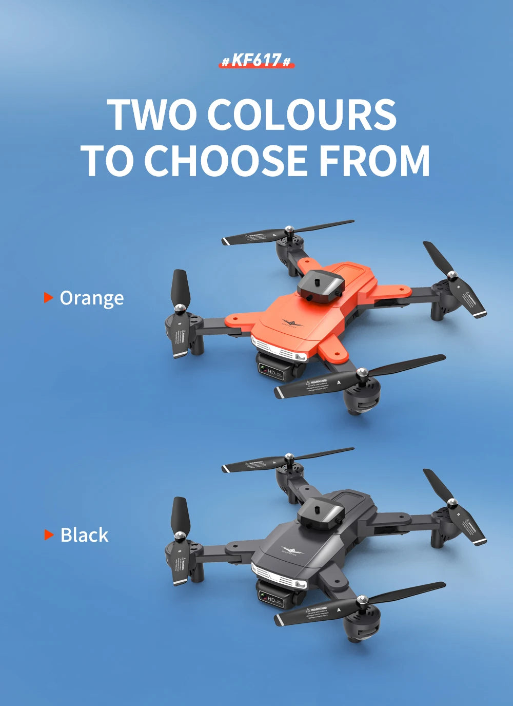 #kf617 # two colours to choose from orange