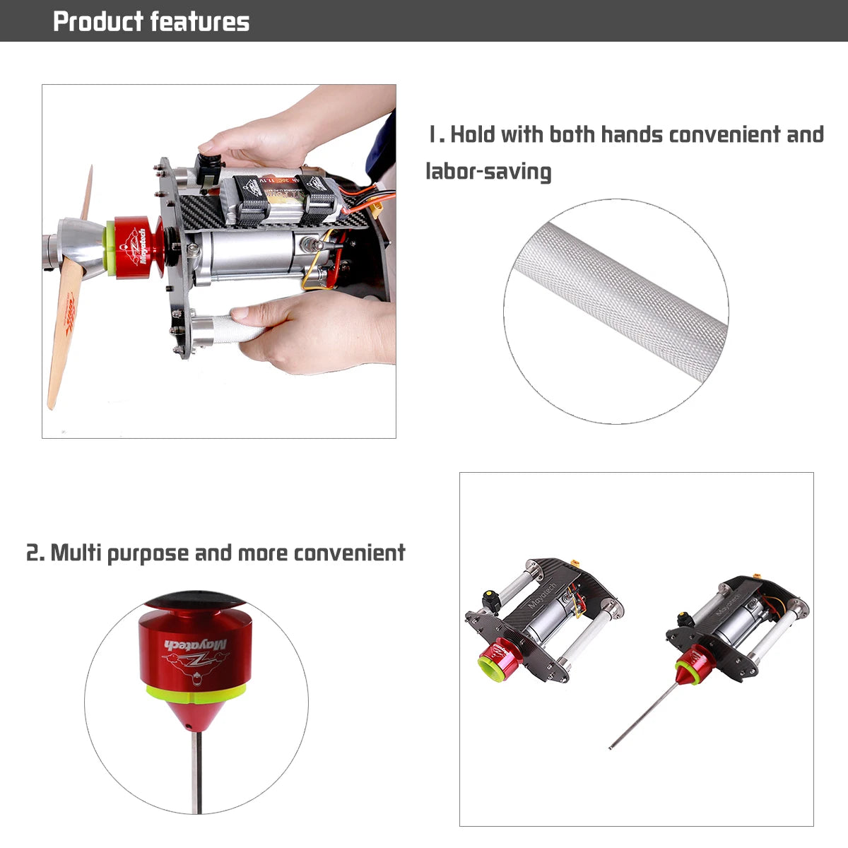 Mayatech TOC250 Terminator TOC Starter, Conveniently held in both hands for easy use and multi-purpose application.