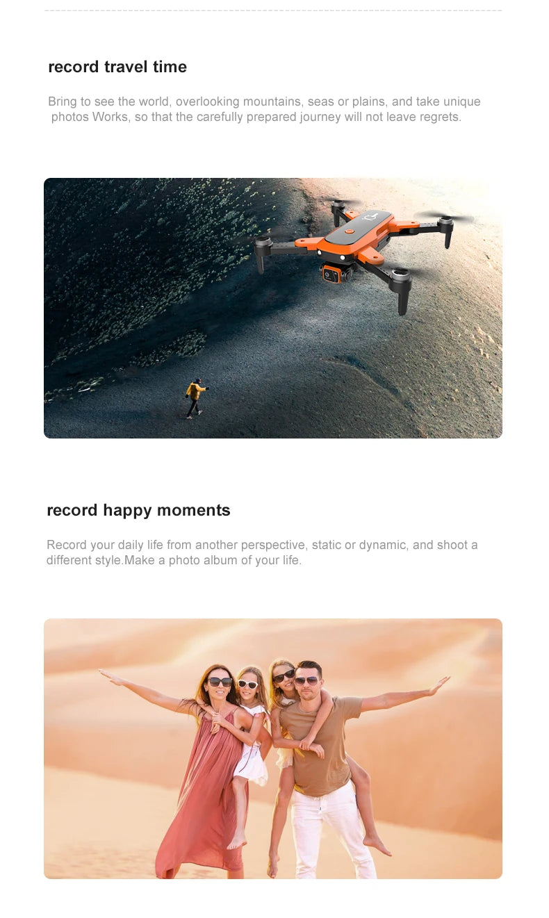 LU10 Drone - 4K Camera Brushless Auadcopter Optical Flow WIFI Remote Control Profesional Foldable Quadcopter Toy Gift 34 LU10 Drone, record travel time bring to see the world, overlooking mountains seas