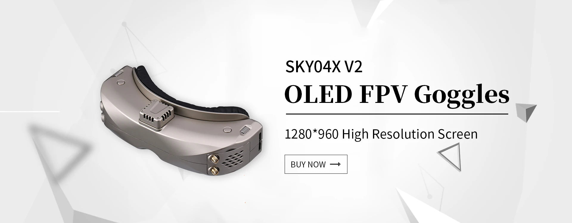 SKYZONE Steadyview/Rapidmix Receiver, SKYO4X V2 OLED FPV Goggles 1280*
