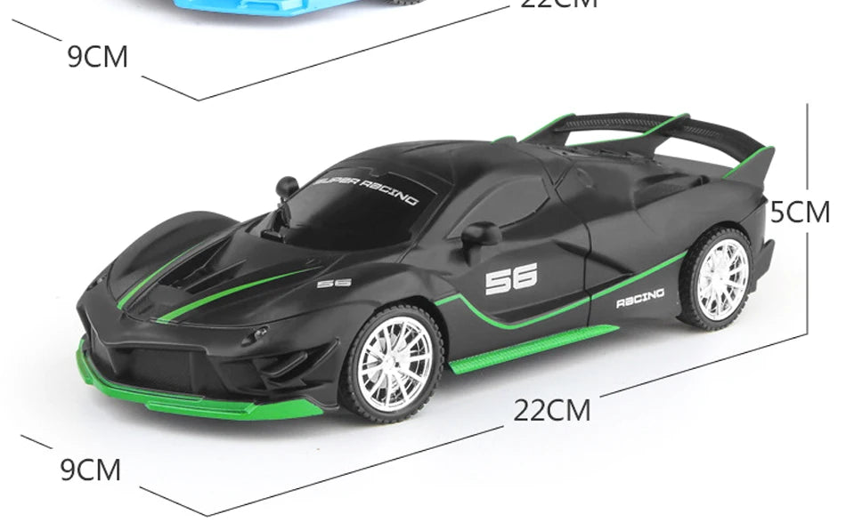 RC Car LED Light 2.4G Radio Remote Control Sports Cars For Children Racing High Speed