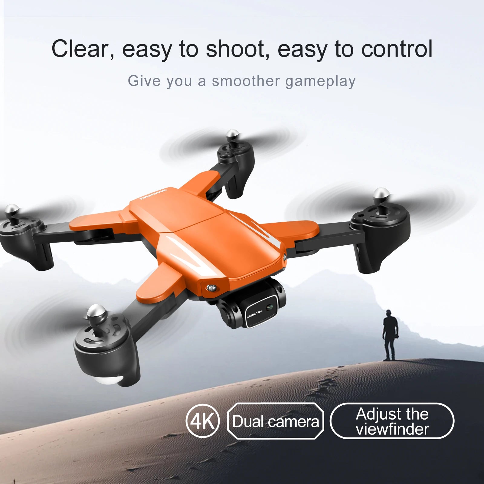 S93 Drone, clear easy to shoot give you a smoother gameplay 4k dual