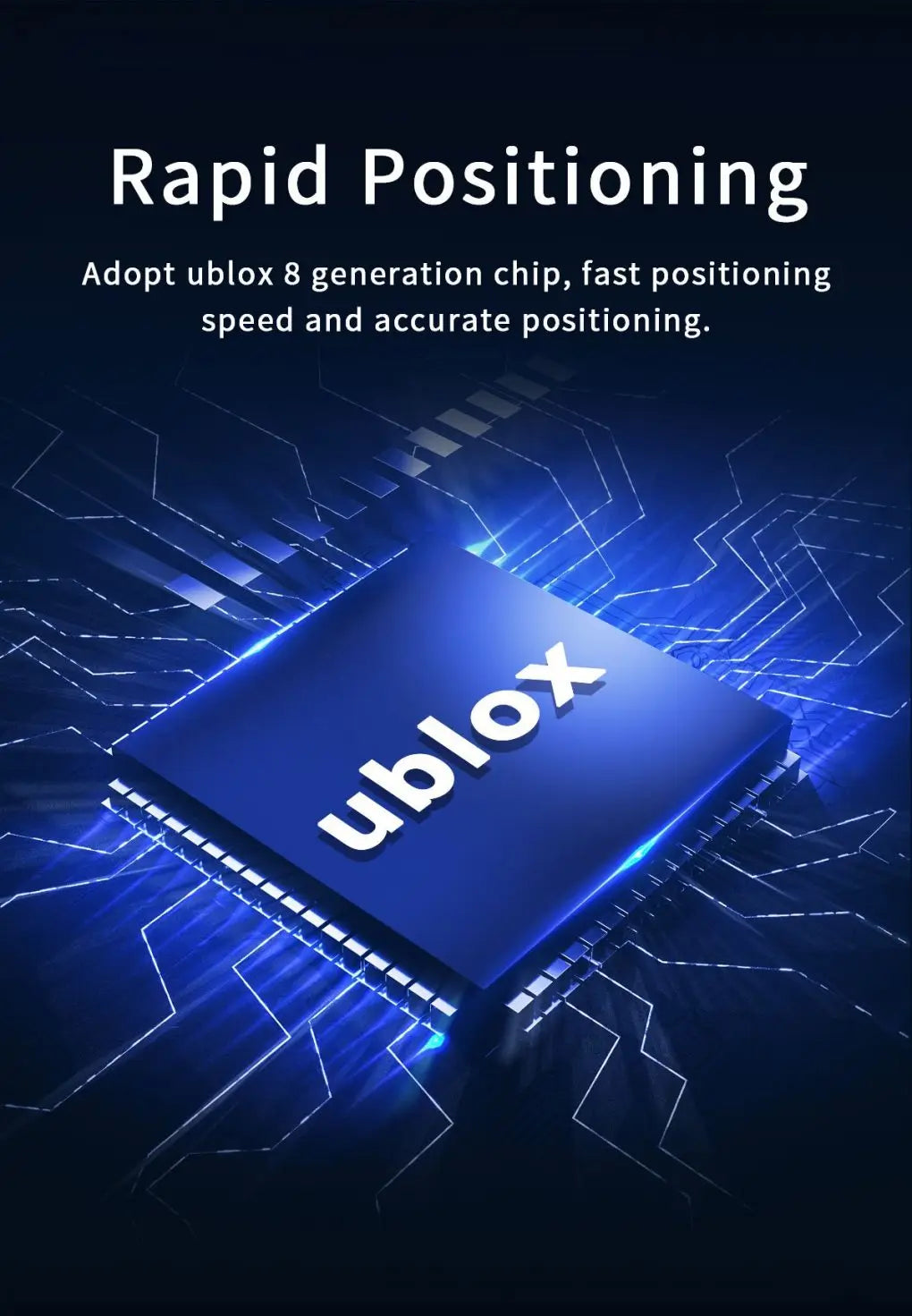 GEPRC GEP-M8U GPS, Rapid Positioning Adopt ublox 8 generation chip, fast positioning speed and accurate positioning