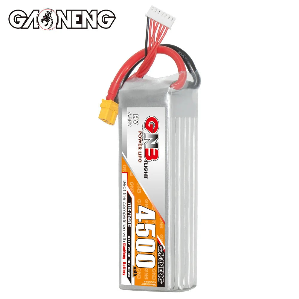 GaoNeng GNB 6S HV 22.8V 4500mAh 140C Lipo Drone Battery