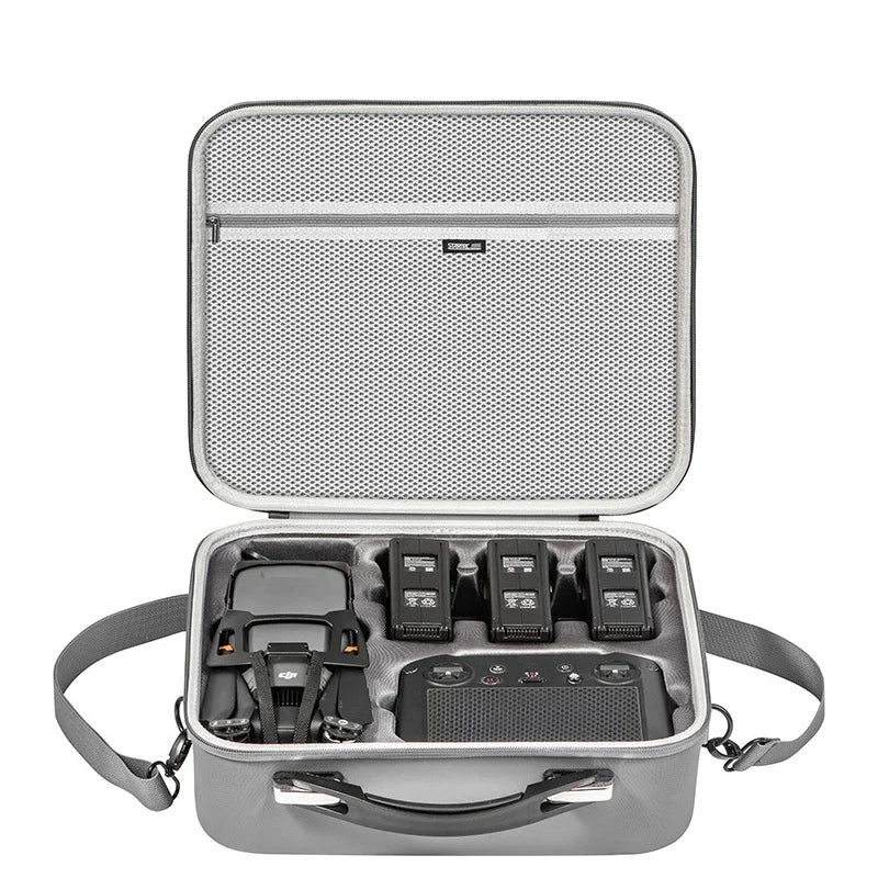 STARTRC Travel Handbag Carrying Case for DJI Mavic 3 Pro, fits DJI RC/RC Pro, 3 Batteries & 100W Charger Hub – Gray 34.8×32.8×12.2cm
