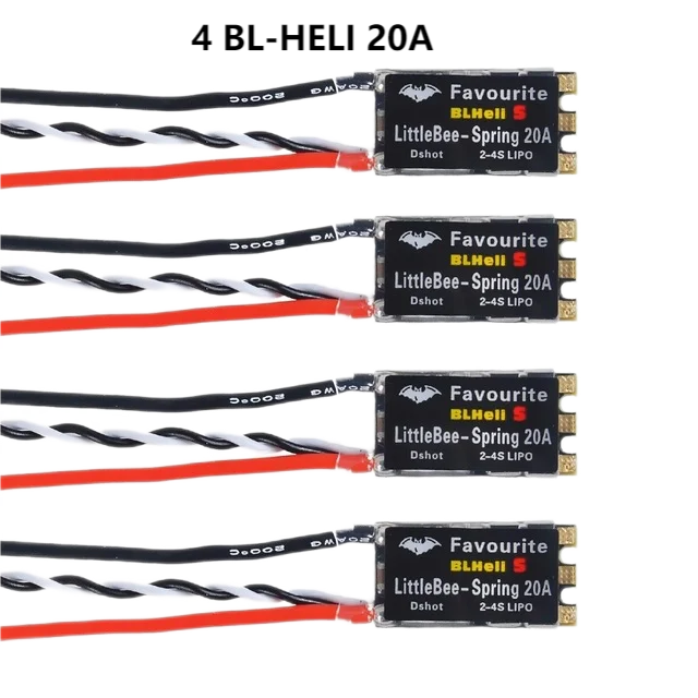 Betaflight Flight Controller Board, Favourite Blheli LittleBee-Spring 20A Dshot 24S