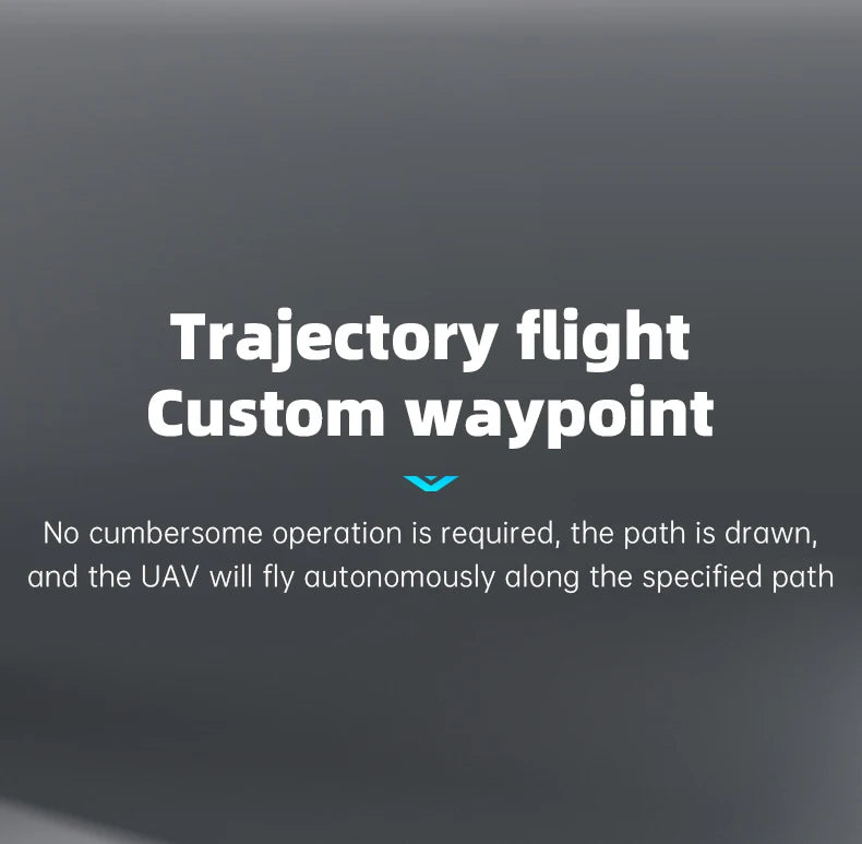 X6 pro Drone, trajectory flight custom waypoint no cumbersome operation is required, the