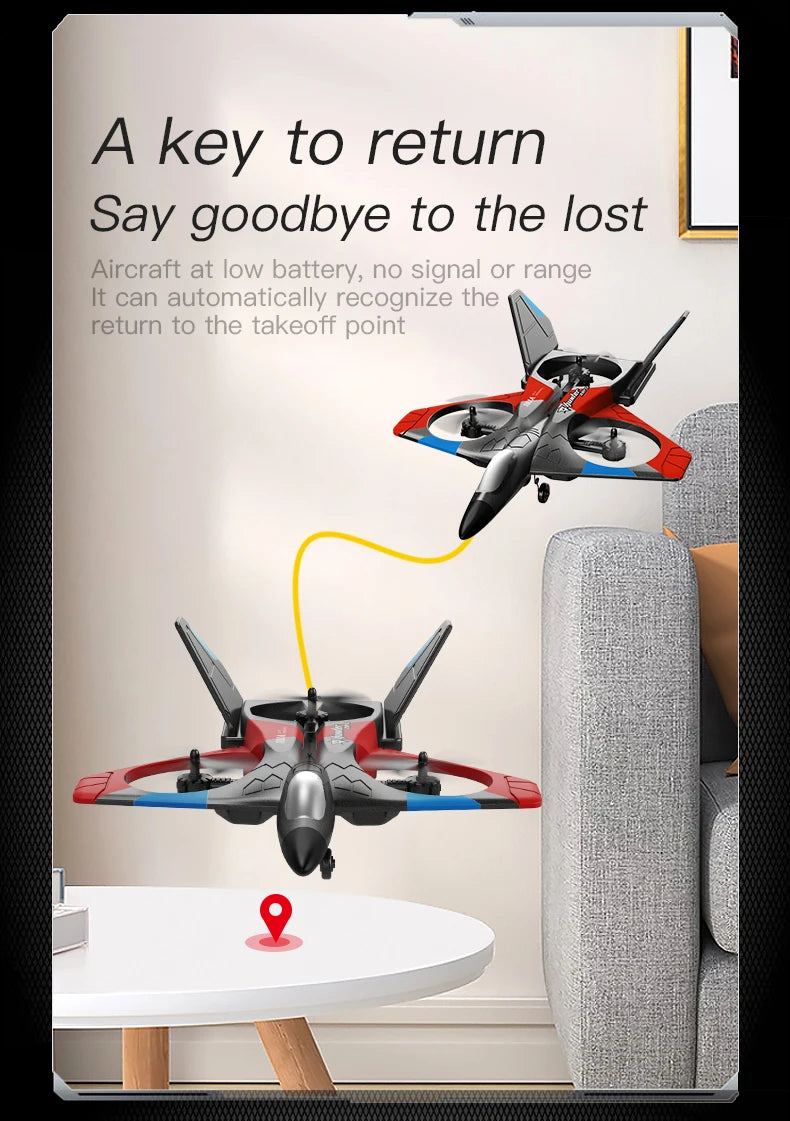 V27 RC Airplane - 2023 New 2.4G Remote Control Fighter Hobby Plane Glider Airplane EPP Foam Toys RC drone Kids Gift 11 V27 RC Airplane, 2.4G Remote Control Fighter Hobby Plane