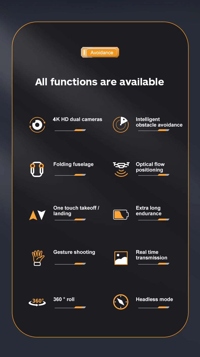 KBDFA NEW P7 Mini Drone - 4k Camera Drone FPV Obstacle Avoidance Professional Quadcopter RC Helicopter Drone Children's Toy Gift 35 KBDFA NEW P7 Mini Drone, avoidance all functions are available 4k hd dual cameras intelligent