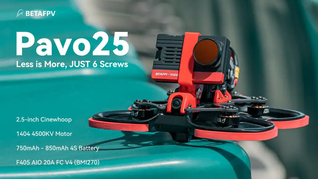 BETAFPV Pavo25 Whoop FPV - with Anolog/ HD Diginal Versions Brushless RC FPV Racing Drone 13 BETAFPV Pavo25 Whoop FPV, BBTAFPV Pavo25 Less is More, JUST 6 Screws BBT
