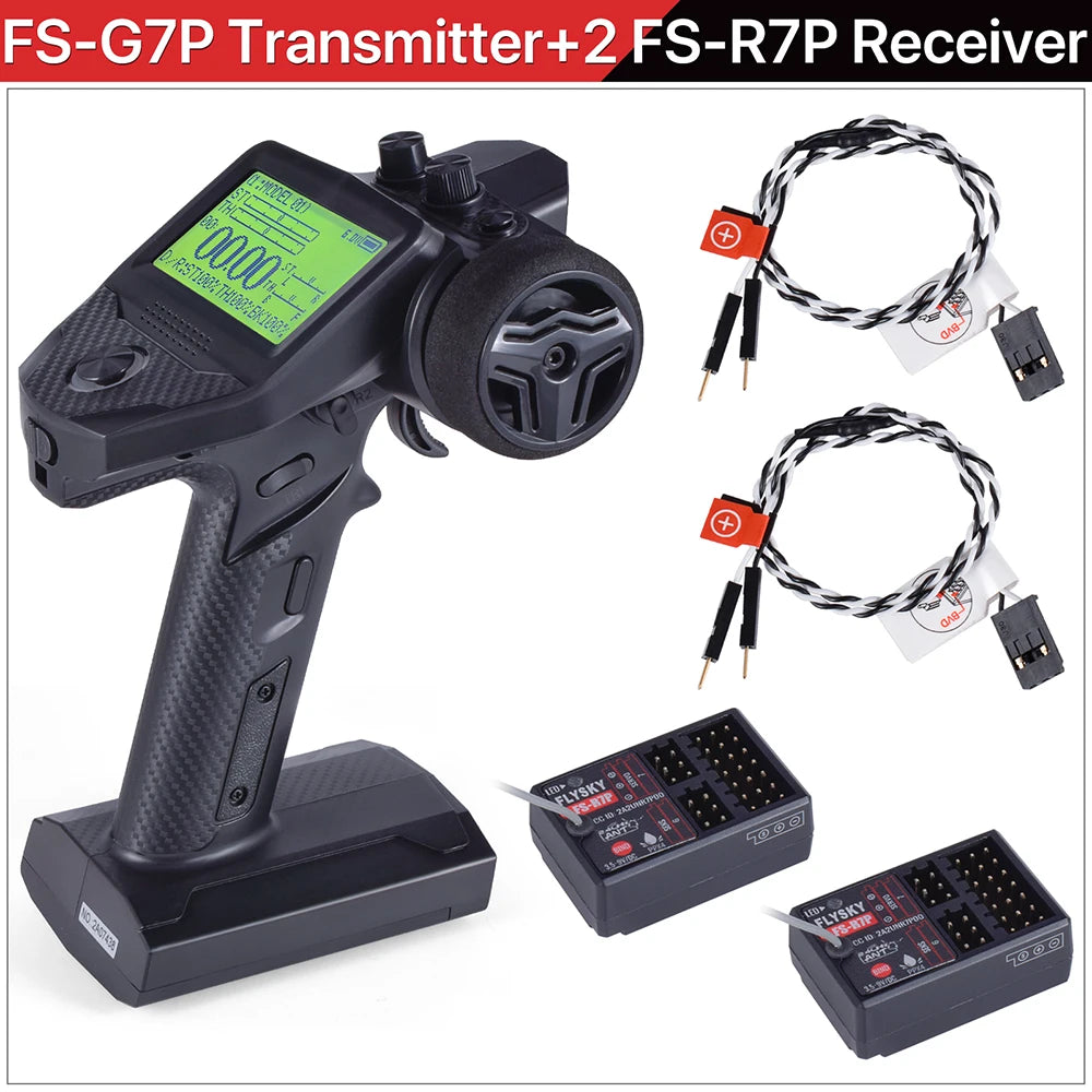 Flysky G7P RC Verici ve Alıcı R7P FS-R7P 2.4Ghz Paletli Kamyon