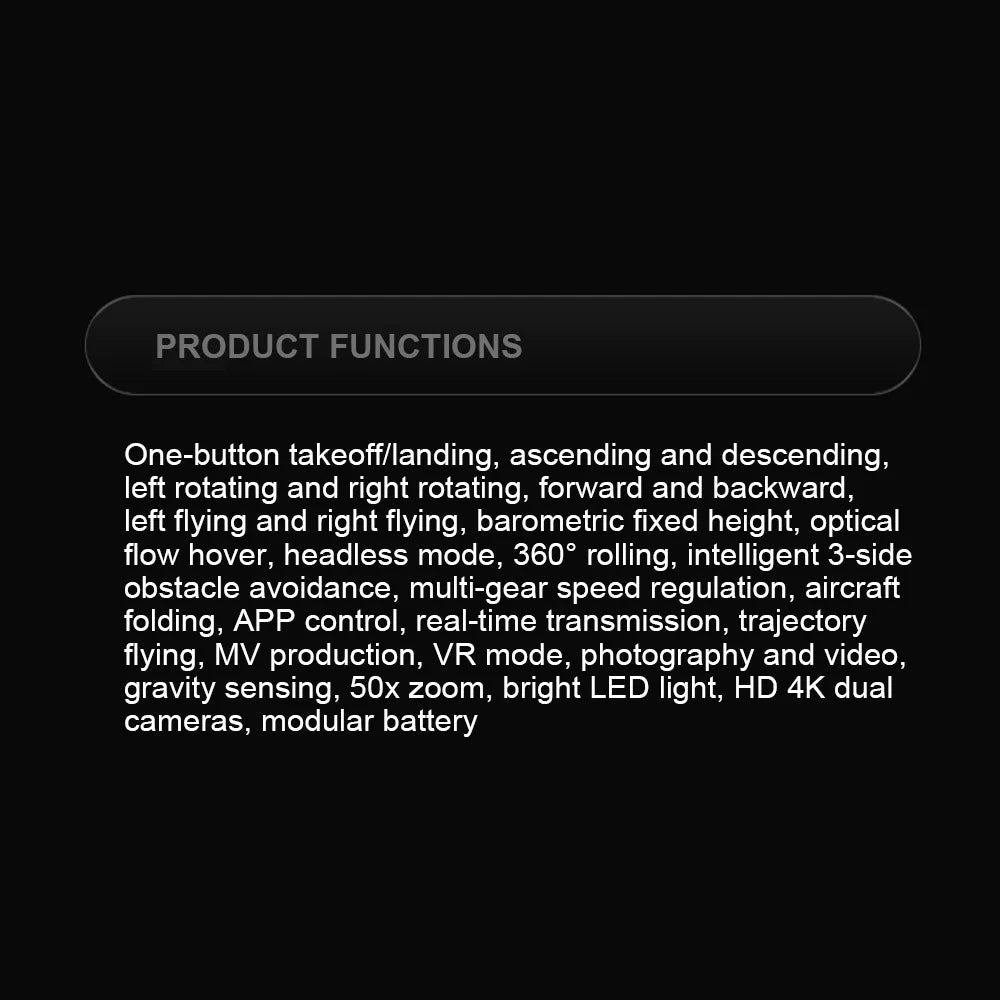 XYRC F191 Mini Drone - 4K HD Camera Optical Flow Positioning Obstacle Avoidance Foldable Quadcopter RC Dron Toys Gifts 51 XYRC F191 Mini Drone, vr mode, photography and video, gravity sensing,