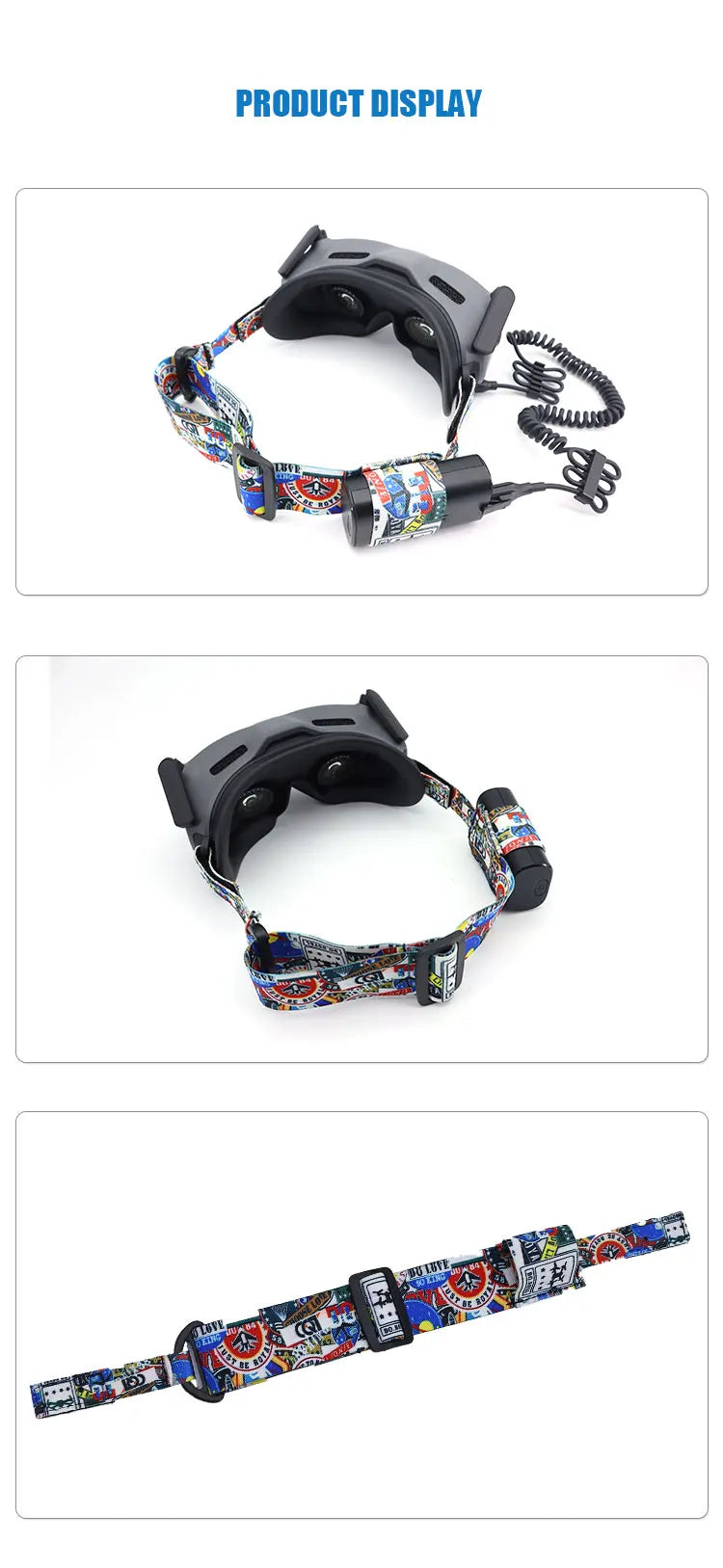 Avata Goggles 2 Eye Mask - Silicone Protective Cover Headband