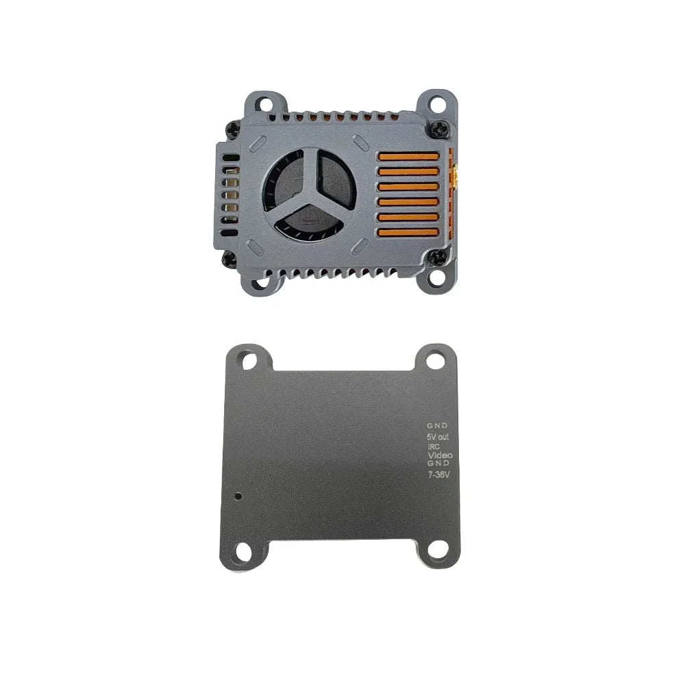 5.8G 3W 48CH VTX, aluminum alloy heat sink&fan 7 . heat-dissip