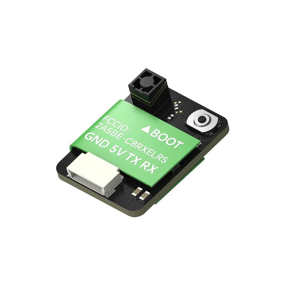 IFlight ELRS 915MHz / ELRS 2.4G Receiver. RC drone receiver module with dual-band antenna. supports 915MHz and 2.4GHz frequencies.