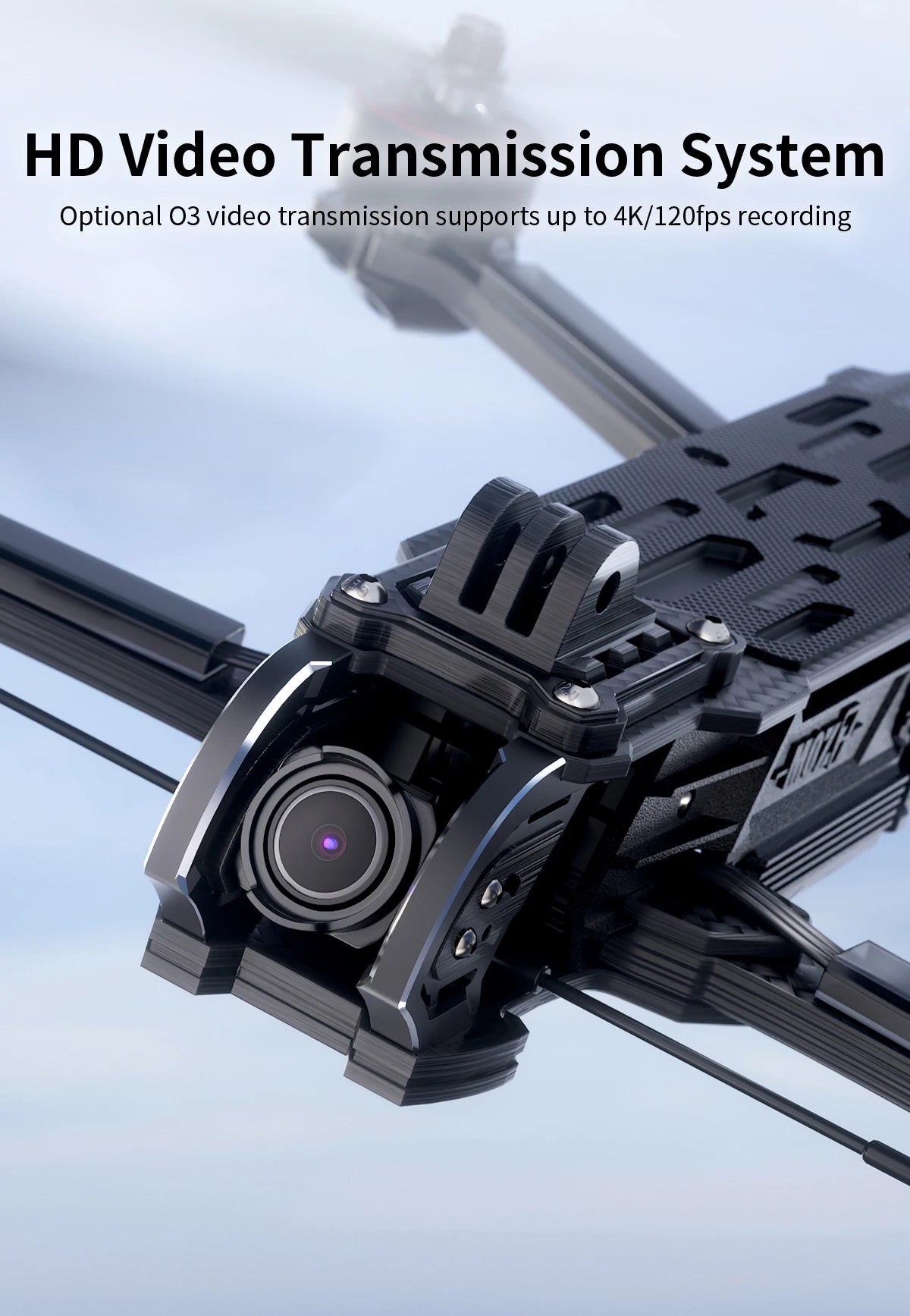 GEPRC MOZ7 HD - Wasp Long Range FPV 6S 1280KV 4K/120fps Built-in Bluetooth RC Quadcopter LongRange Freestyle Drone Rc Airplane 15 GEPRC MOZ7 HD, HD Video Transmission System Optional 03 video transmission supports up to 4K/12Ofps