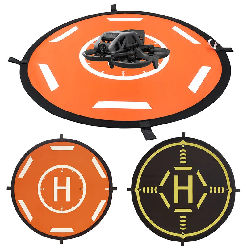 DJI Avata Landing Pad – Foldable Round/Square Drone Landing Mat 50/55/65/80cm with Ground Pegs, DJI Mini 3 Accessories