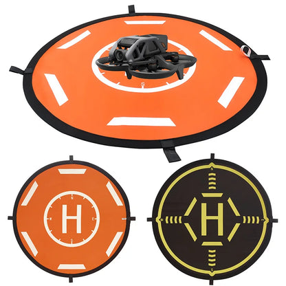 DJI Avata Landing Pad – Foldable Round/Square Drone Landing Mat 50/55/65/80cm with Ground Pegs, DJI Mini 3 Accessories