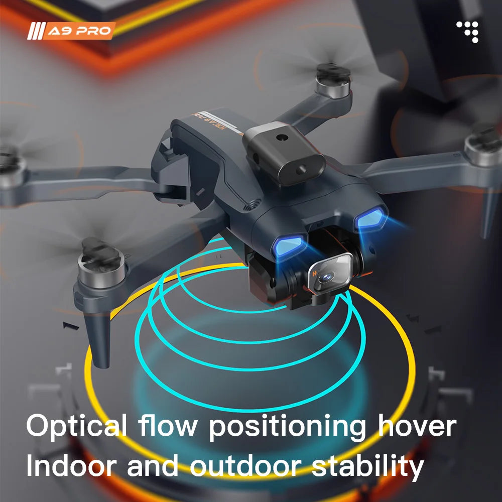 A9 PRO Drone - 2.4G WIFI FPV With 4K HD Camera 20min Flight Time Brushless Foldable ProfessionalRC Drone Quadcopter Toy 27 A9 PRO Drone, a9pro optical flow positioning hover indoor and outdoor