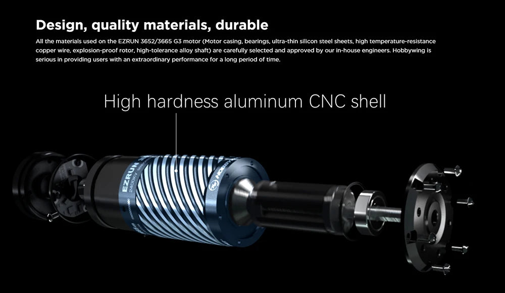 Hobbywing i5 serious in providing users with extraordinary performance for long period of time .