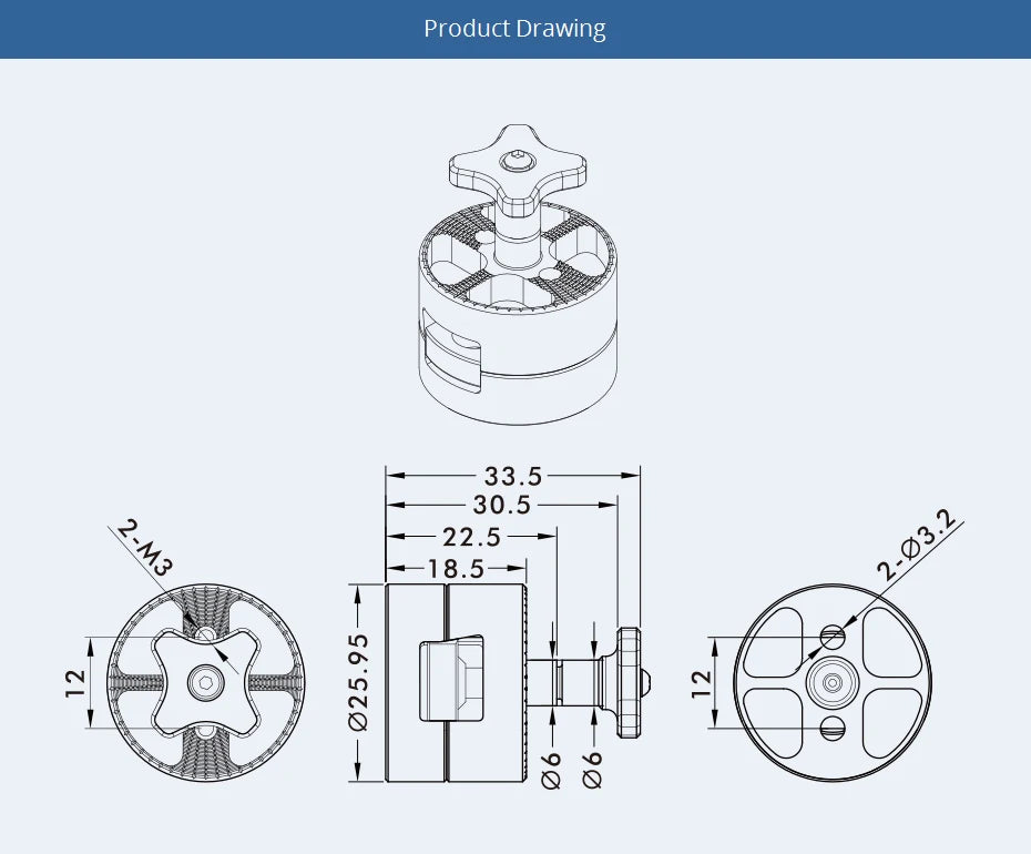 Q1418 / Q1824 / Q2423 Quick Attach Detach propeller adapter Quicker in mounting 13 Q1418 Q1824 Q2423 Quick Attach Detach propeller adapter